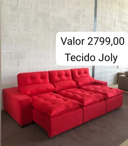 Sofá retratil e reclinável