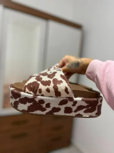 Tamanco Feminino Plataforma Vaquinha 37