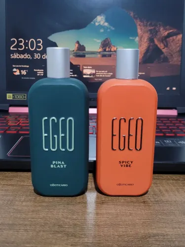 Perfume egeo spicy vibe e pina blast o boticario