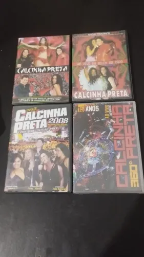 Dvd Banda calcinha preta (lote 4 dvds)