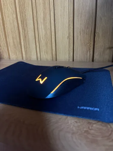 Combo novo Mouse Gamer Warrior Armory + Mousepad