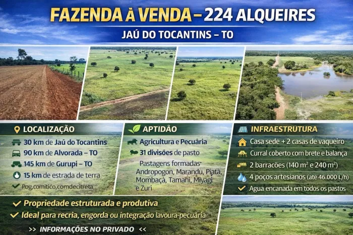 Fazenda à venda