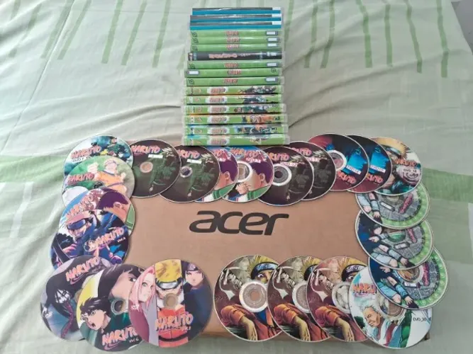 Coleção 23 DVDs NARUTO clássico e Shippuden-AUDIO ORIGINAL JAPONES - Legenda em Português