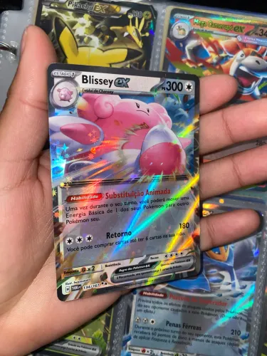 Carta Blissey Ex, 134/167, Rara Dupla.