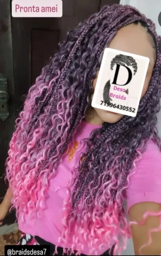 Tranças braids promoção São João 