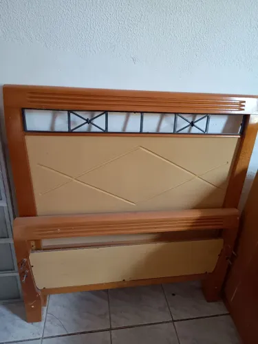 Cama de Solteiro de Madeira 2,10m - Modelo Clássico
