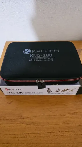 Microfone kadoshi sem fio para instrumentos de sopro