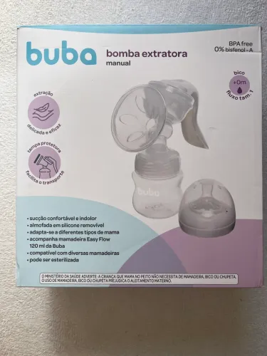 Bomba Extratora De Leite Buba Manual