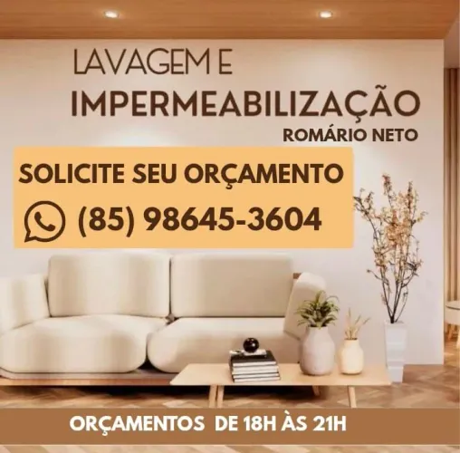 IMPERMEABILIZAÇÃO E LAVAGEM DE ESTOFADOS