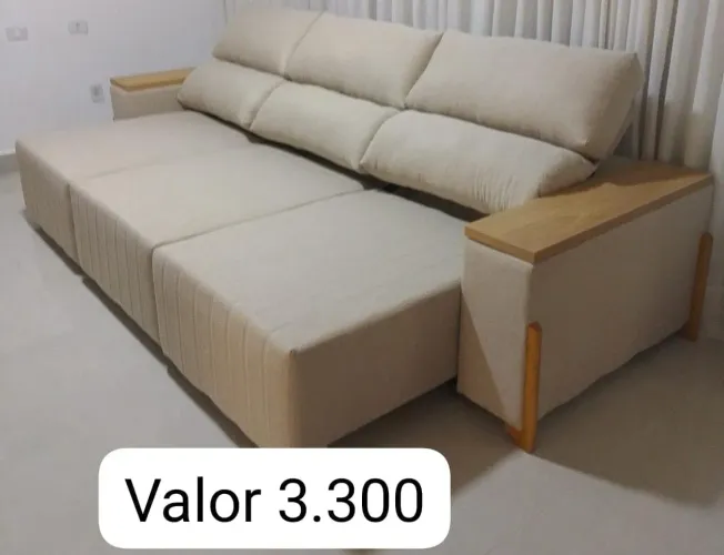 Sofá retratil e reclinável