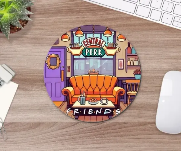 Mouse Pad Série Friends Geek Nerd 19cm