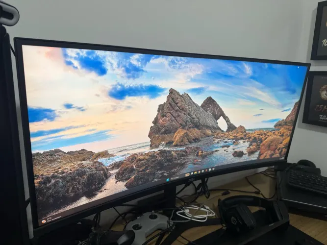 Monitor Gamer Curvo 38 Polegadas Full HD Ultrawide 1ms 75hz