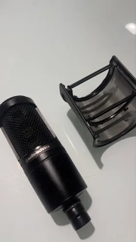 MICROFONE PROFISSIONAL CONDENSADOR AT2020 - AUDIO TECHNICA