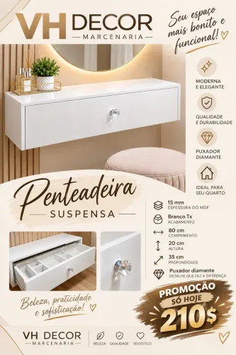 PENTEADEIRA VALOR POR POUCO TEMPO! 