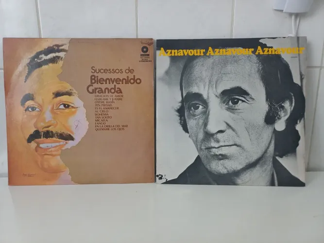 Discos de vinil antigos 
