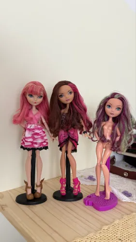 Lote Ever after high usado avarias