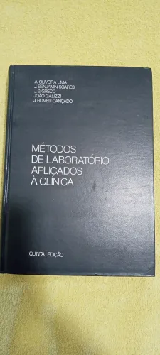 Livro métodos de laboratório aplicados à clinica -5° edição 1977 capa dura