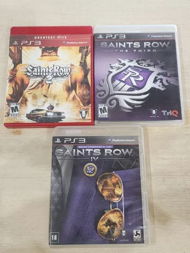Trilogia Saints Row 2,3 e 4 de ps3