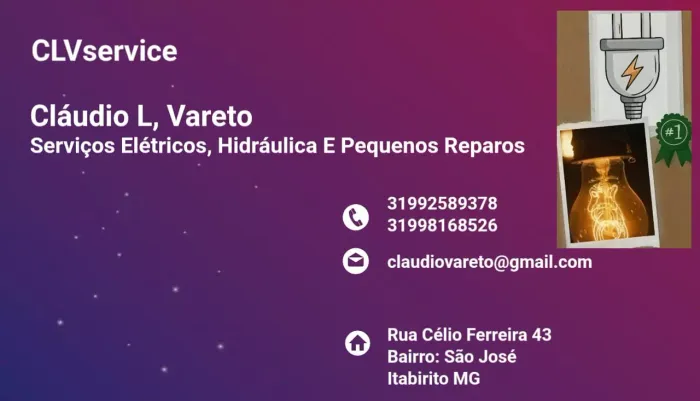 Serviço de eletricista em geral e pequenos reparos 