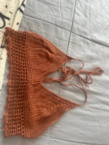 Cropped em crochê