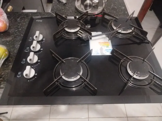 Fogão Cooktop 4 bocas