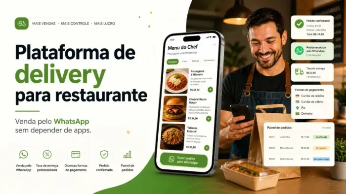 Cardápio Digital para Delivery e Restaurantes