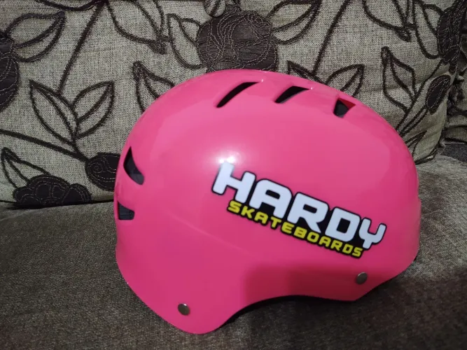 Capacete Rosa P/ Patins, Skate Tamanho M