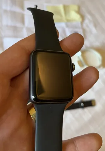 Apple Watch Series 3 42mm + Caixa + Nota Fiscal + Pulseiras Extras (Para Peças ou Reparo)