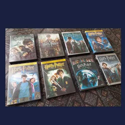 Dvds Harry Potter originais (buscar/enviar app no Marco, Pix)