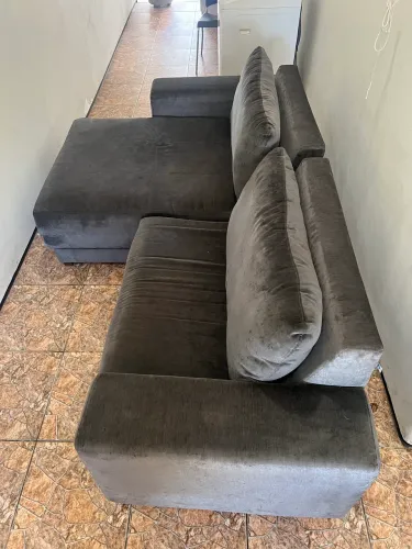 Sofá Cama e Chaise 3 lugares