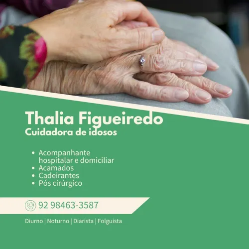 Técnica em enfermagem e cuidadora de idosos