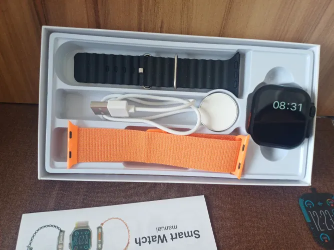 Smartwatch ultra com pulseira extra 
