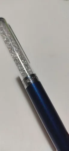 Caneta Swarovski Azul Marinho