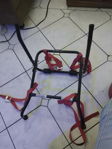 Suporte Transbike para 2 Bicicletas Apoio p/ carros Sedan e Hatch