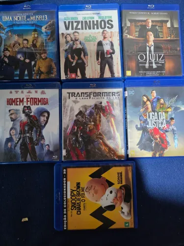 Lote de filmes blurays usados
