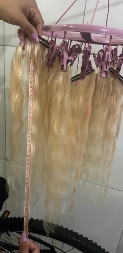 Cabelo humano loiro 