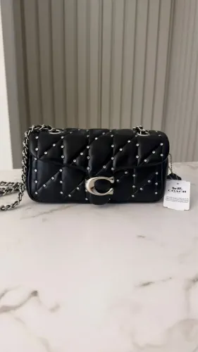 Bolsa Coach tabby 20 com cristais