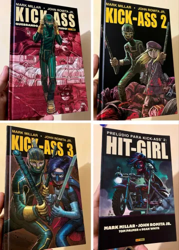Kick ass 1, 2 e 3 + Hit girl 