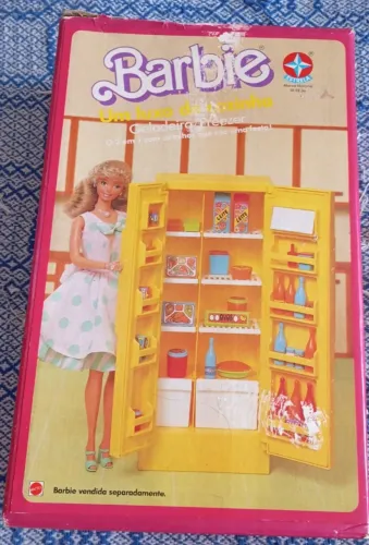 ( Leia ) Barbie Um Luxo De Cozinha Estrela 1985