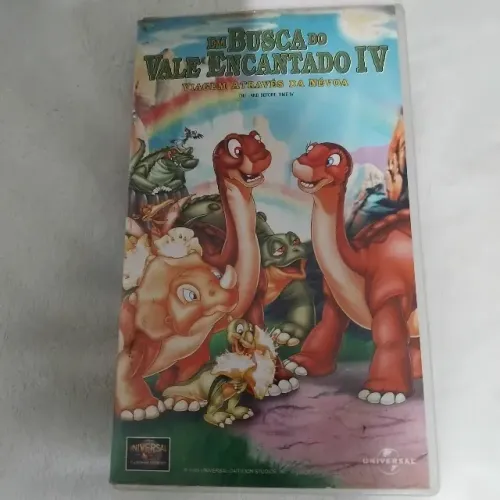 Vhs  Desenho Disney dublado Em busca do Vale encantado volumes 4 Excelente original 