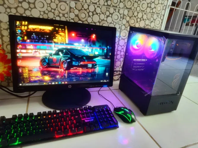 PC Gamer i3 7° 8GB SSD 120GB+500GB Win10 Completo(Aceito Cartão)