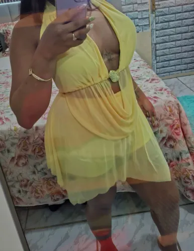Conjunto feminino de tule com bojo