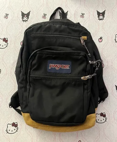 Mochila Jansport preta Cool Student original 