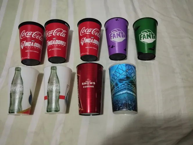Copos da Coca Cola/Fanta...