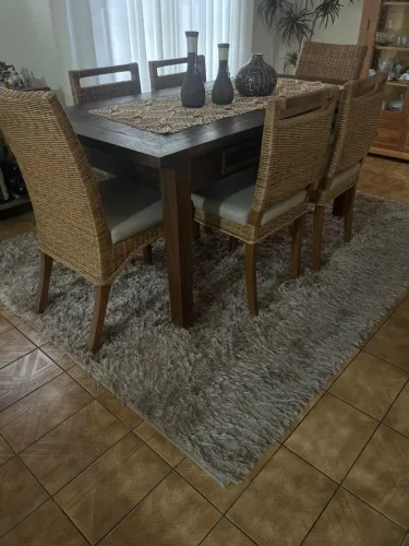 Tapete para sala de estar/jantar
