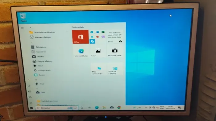 Monitor 22 polegadas Duplo VGA de repetição de imagem