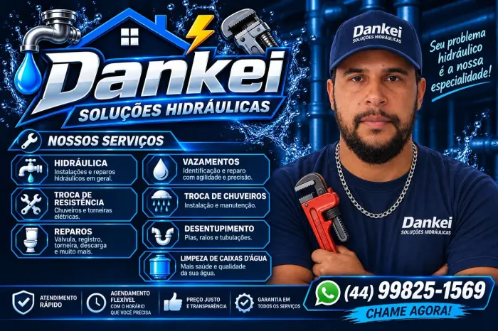 precisou de encanador em Maringá e região fale conosco