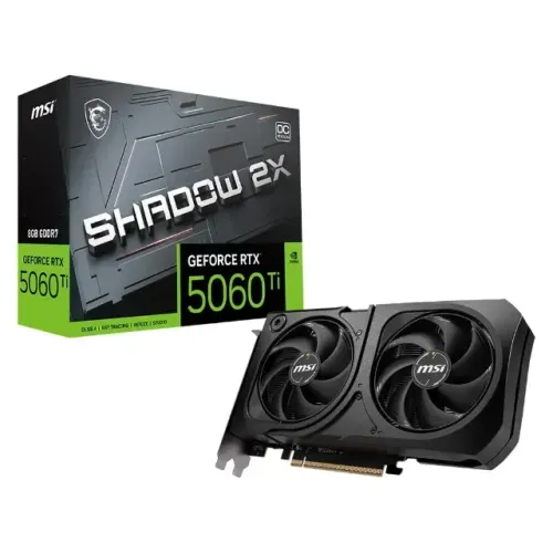 Placa de Vídeo RTX 5060 TI MSI 8GB Shadow 2X OC Edition (Nova)