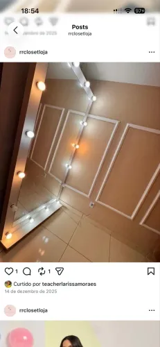 Vendo espelho camarim