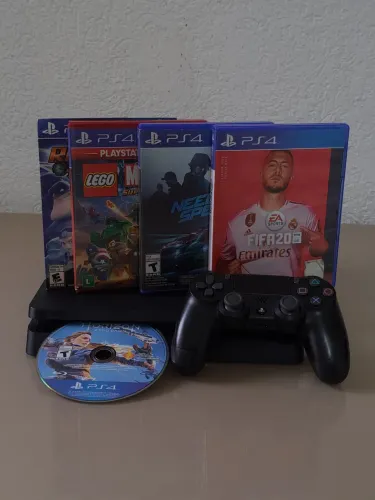 Ps4 Slim 1tb + jogos